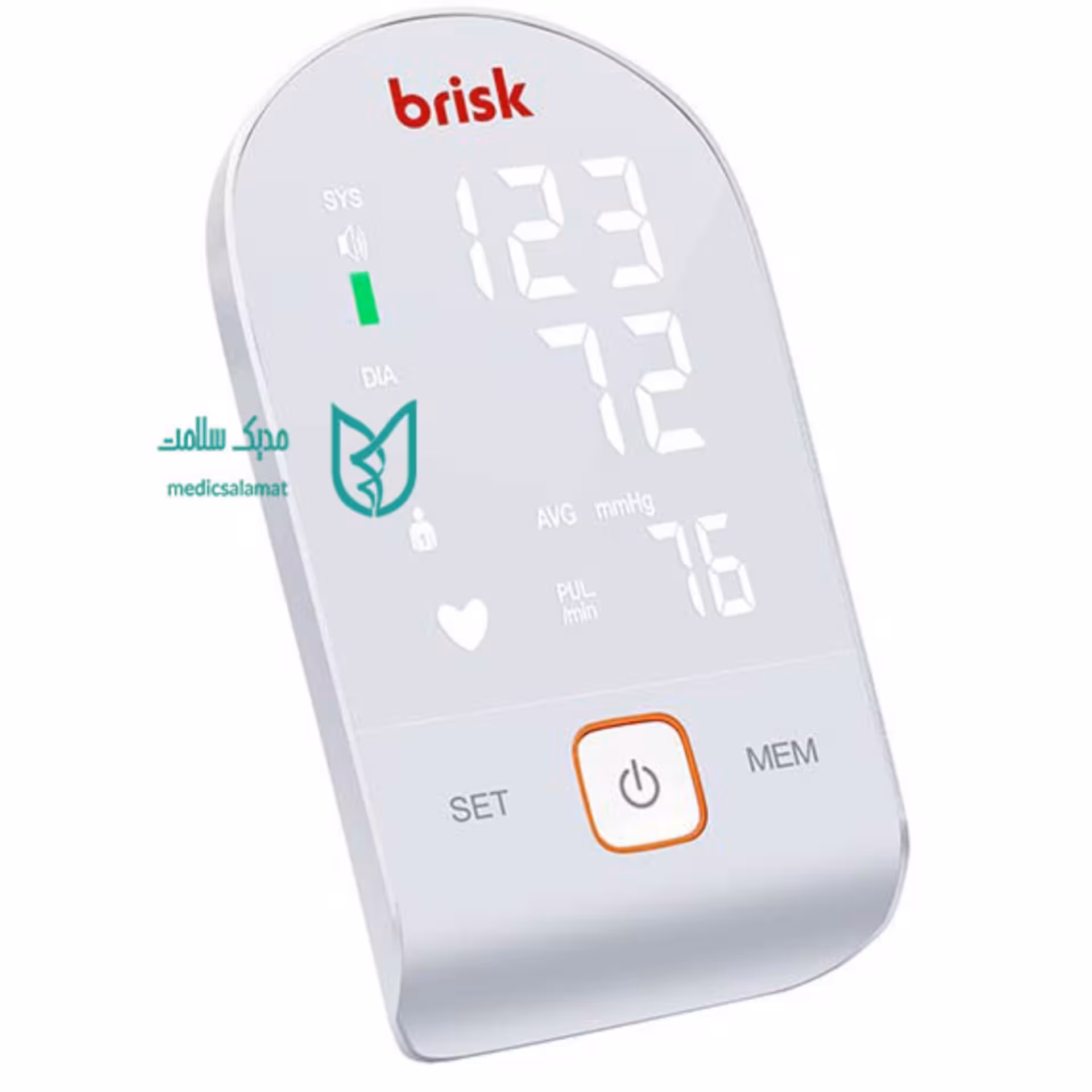 فشار سنج بازویی بریسک brisk PG-800B19L سخنگو  6 زبانه ارسال رایگان 

