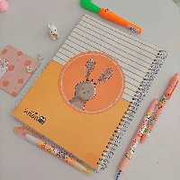 دفترهای 100 برگ باکیفیت برند ایمان طرح خرگوش 
جلدشون مجلد هستش
سیمی
حاشیه دار
خط داره و رنگ خطوطش آبی و بسیار با کیفیت 