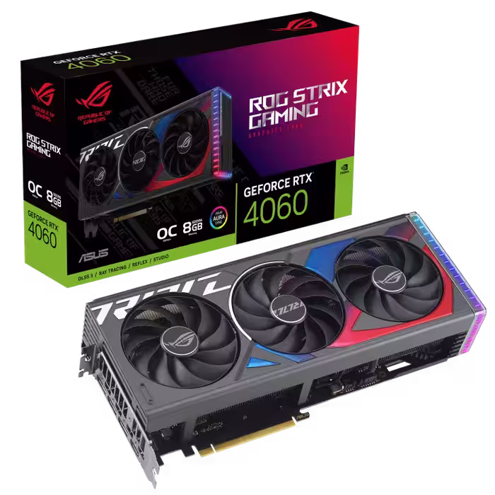کارت گرافیک مدل RTX-4060 O8GB ROG Strix ASUS ایسوس