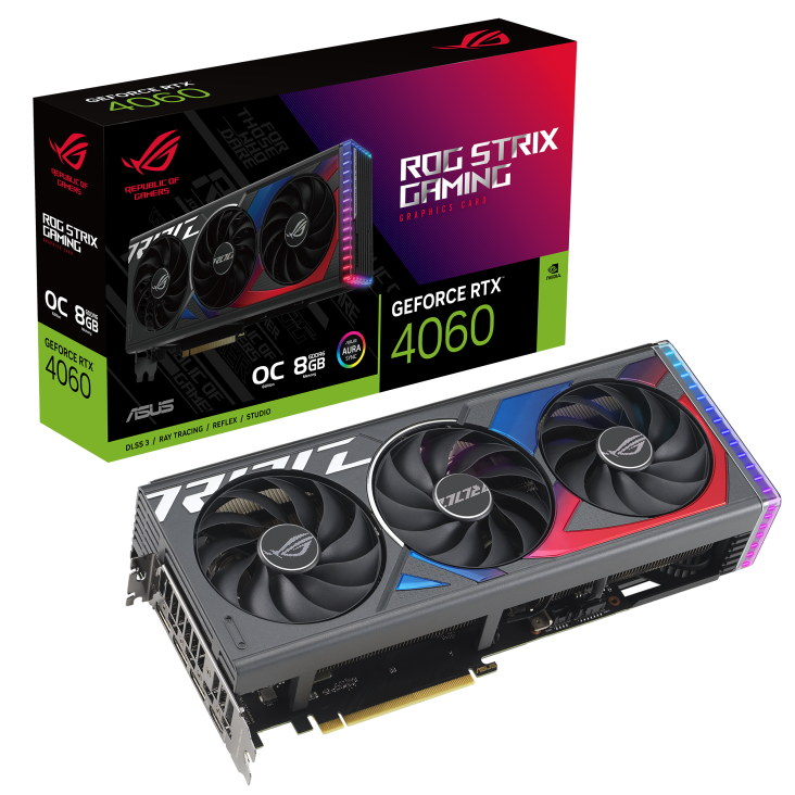 کارت گرافیک مدل RTX-4060 O8GB ROG Strix ASUS ایسوس