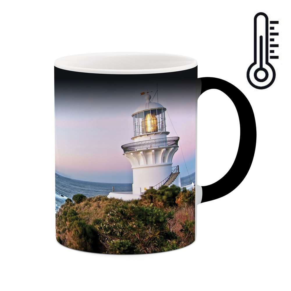 ماگ حرارتی طرح فانوس دریایی مدل mgh02471