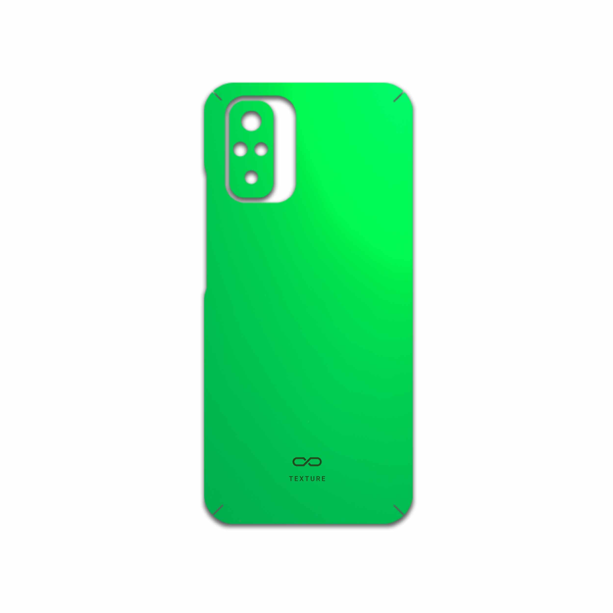 برچسب پوششی ماهوت مدل Matte-Green مناسب برای گوشی موبایل شیائومی Redmi Note 10s