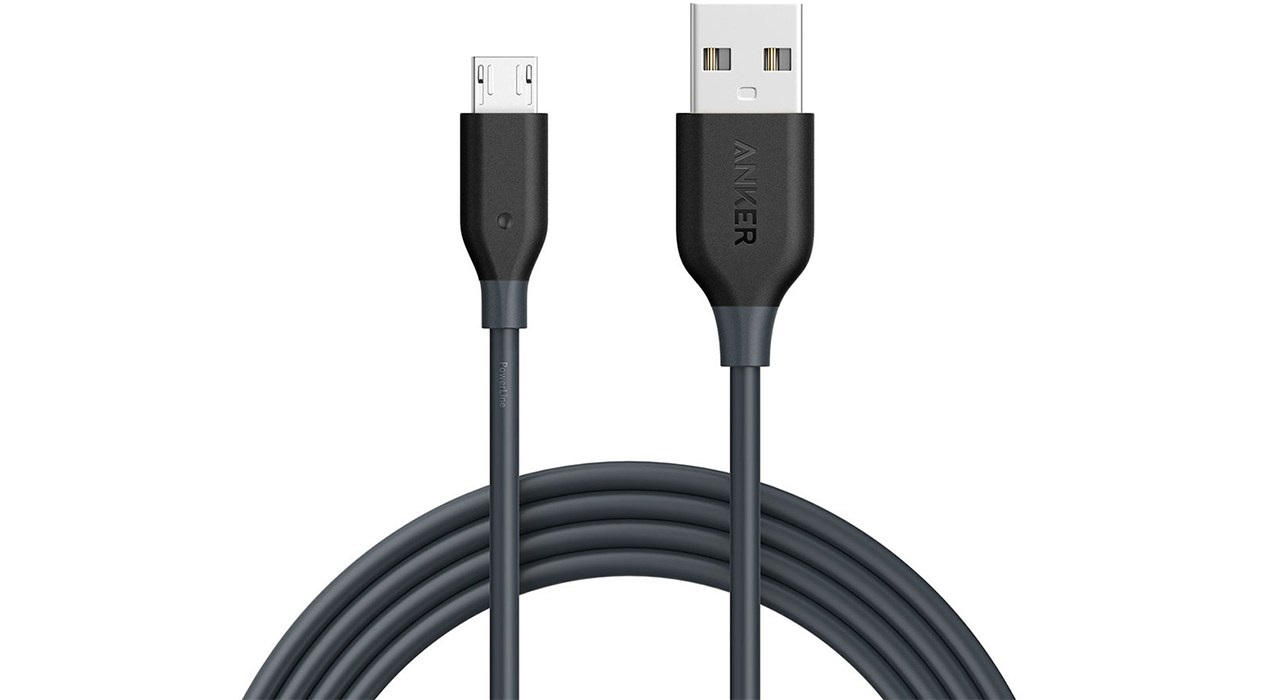کابل تبدیل USB به microUSB انکر  مدل A8133 PowerLine طول 1.8 متر