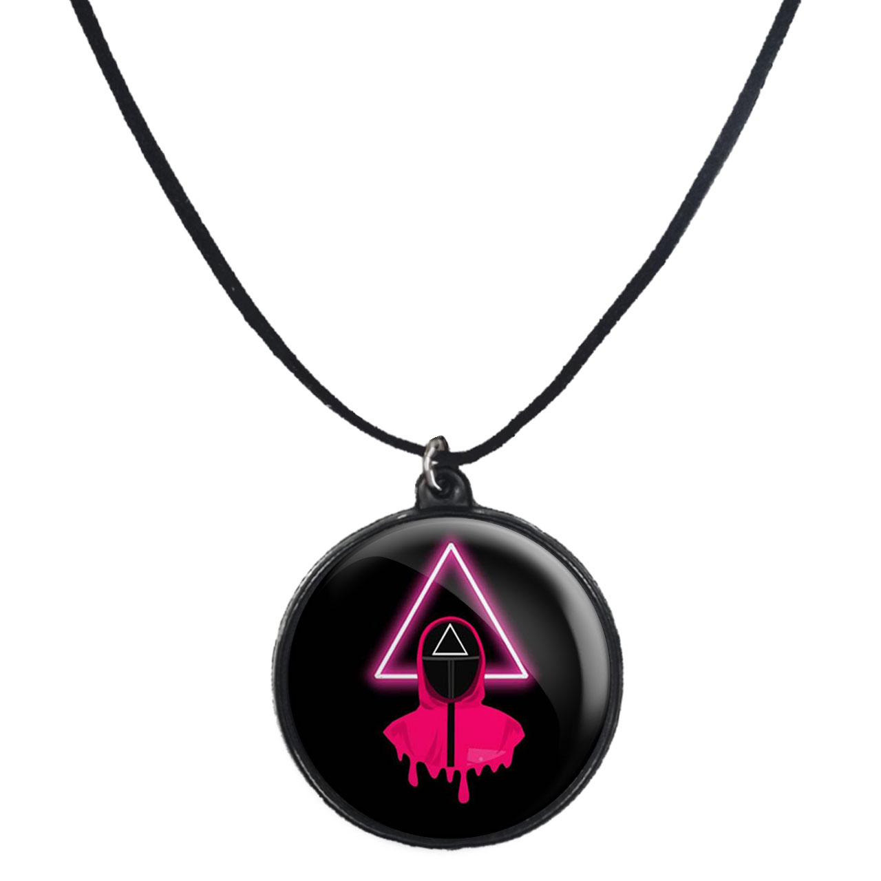 گردنبند پرمانه طرح بازی مرکب کد pmb.7878 مدل دو طرفه