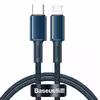 کابل تبدیل USB-C به لایتنینگ باسئوس مدل D_03 20W طول 1 متر