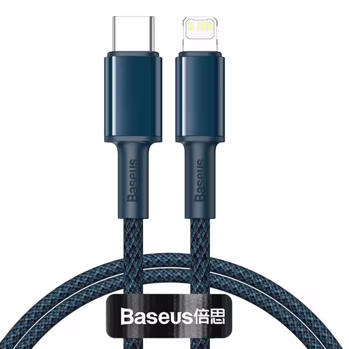 کابل تبدیل USB-C به لایتنینگ باسئوس مدل D_03 20W طول 1 متر