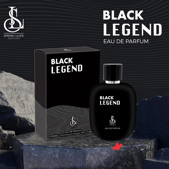 اسپرینگ لیلیز ادکلن مردانه 100 میل لجند BLACK LEGEND برند SPRING LILIES