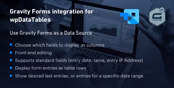 دانلود افزونه Gravity Forms integration for wpDataTables