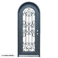 درب نفررو تک لنگه فلزی حیاط کد 2196