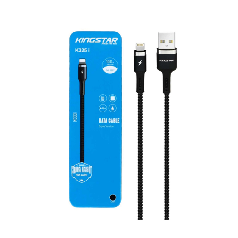 کابل شارژ فست آیفون K325 i کینگ استار - فراز سیستم