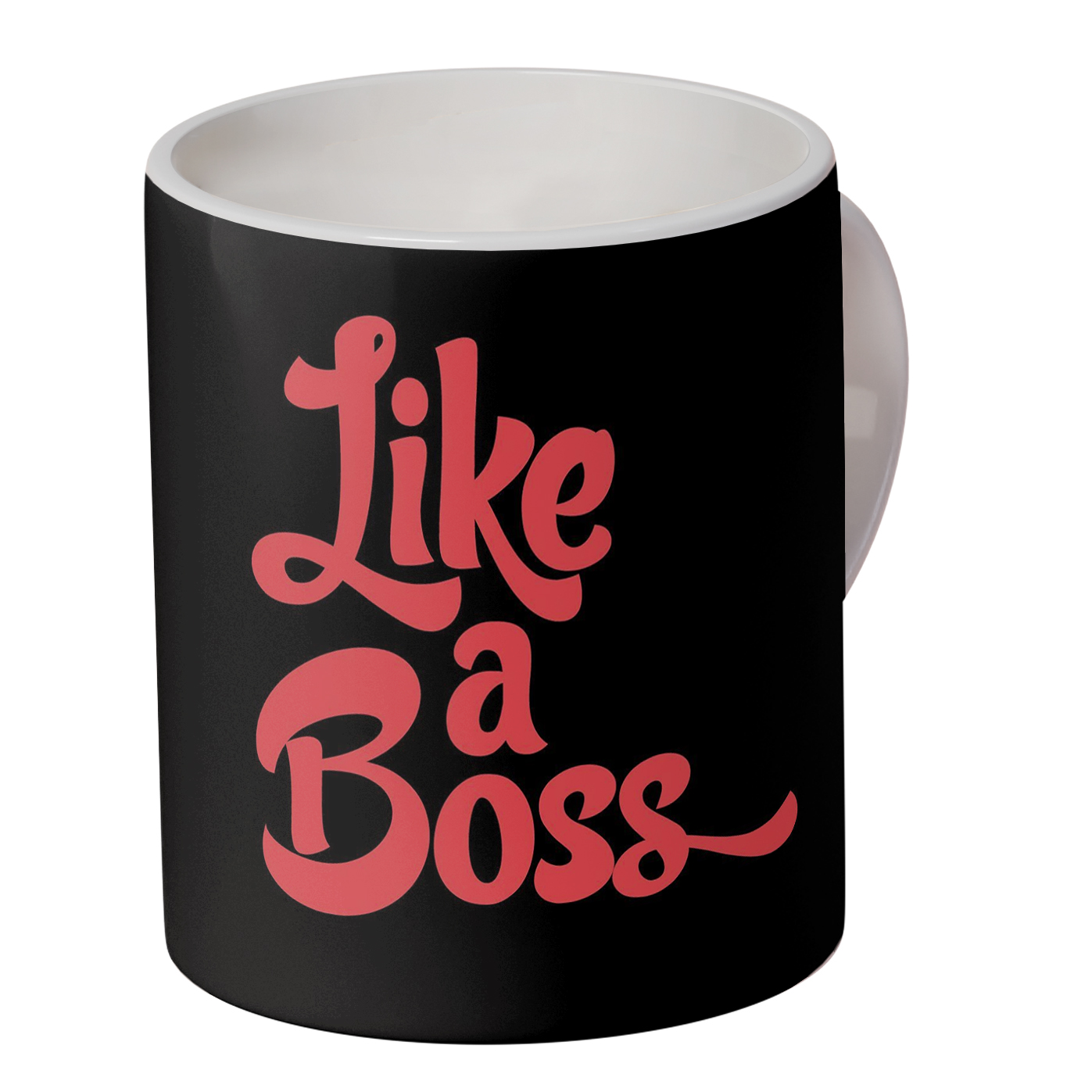 ماگ مدل سرامیکی دسته دار طرح Boss