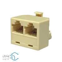 برل شبکه ونتولینک Cat6 UTP یک به دو سفید