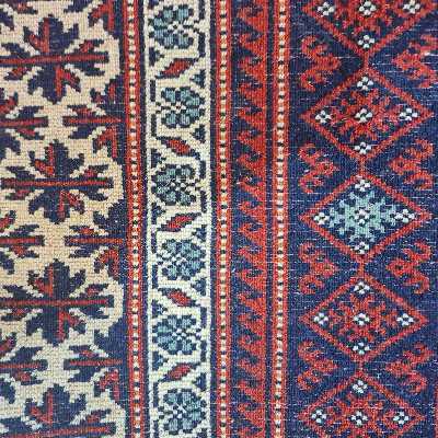 فرش دستبافت یک و نیم متری کد 1207