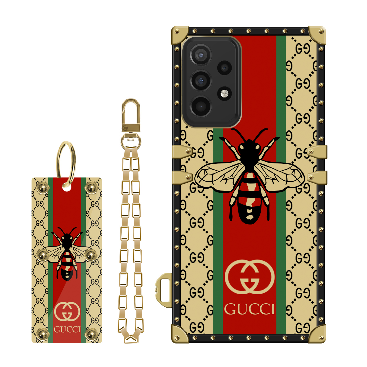 کاور مدل صندوقی کد L07 مناسب برای گوشی موبایل سامسونگ Galaxy  A72 4G به همراه بند آویز