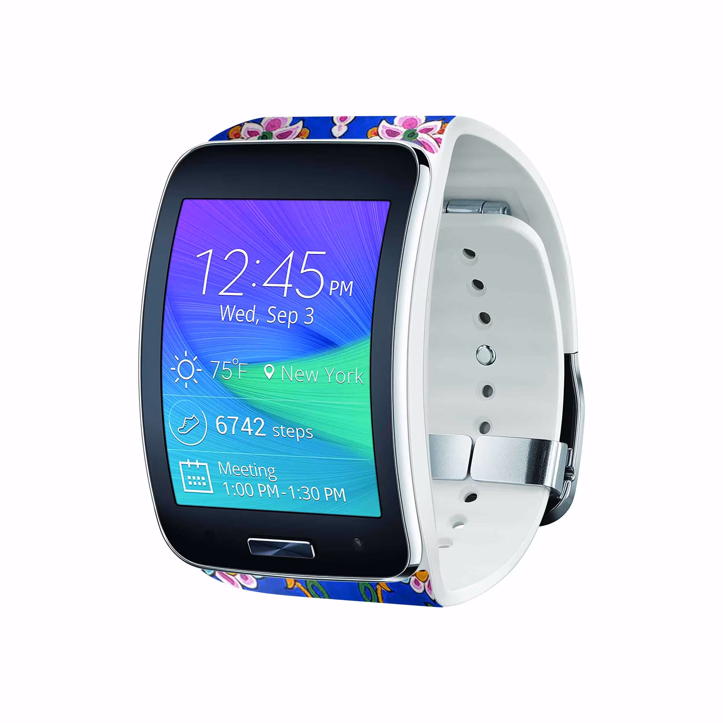 برچسب ماهوت طرح Maryams_Mathematics مناسب برای ساعت هوشمند سامسونگ Galaxy Gear S