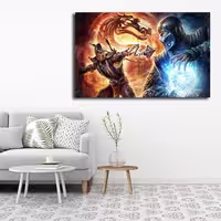 تابلو شاسی مدل Mortal kombat کد 8 | دنیای قاب