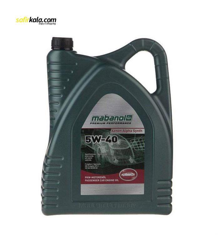 روغن موتور مبانول کد SN 5W-40 حجم 5 لیتر