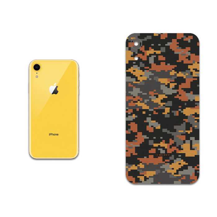 برچسب پوششی ماهوت مدل Army-Autumn-pixel مناسب برای گوشی موبایل اپل iPhone XR