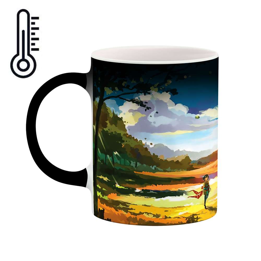 ماگ حرارتی طرح منظره انیمه  مدل mgph10028