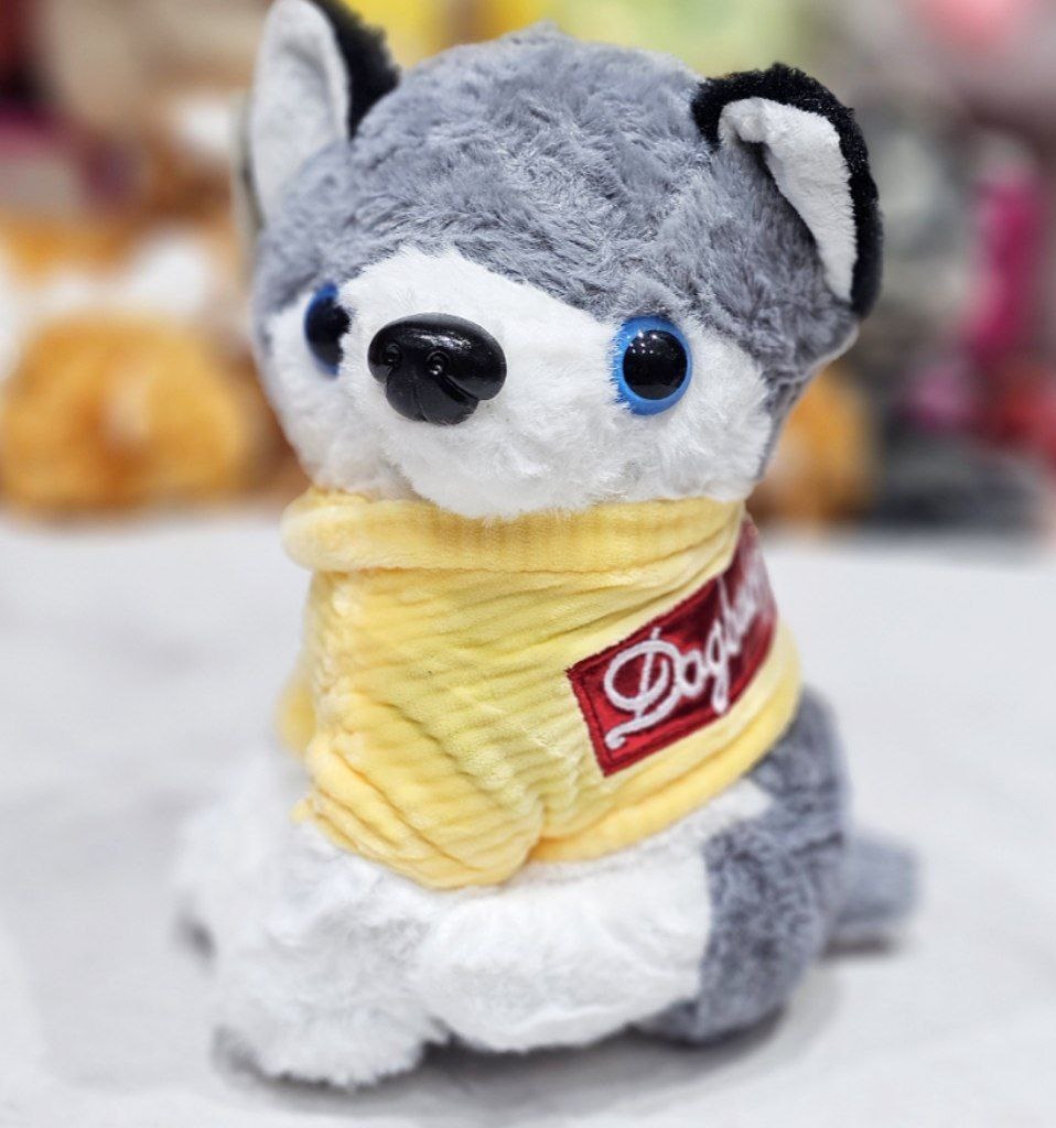 هاسکی کوچک لباس دار خارجی20سانت