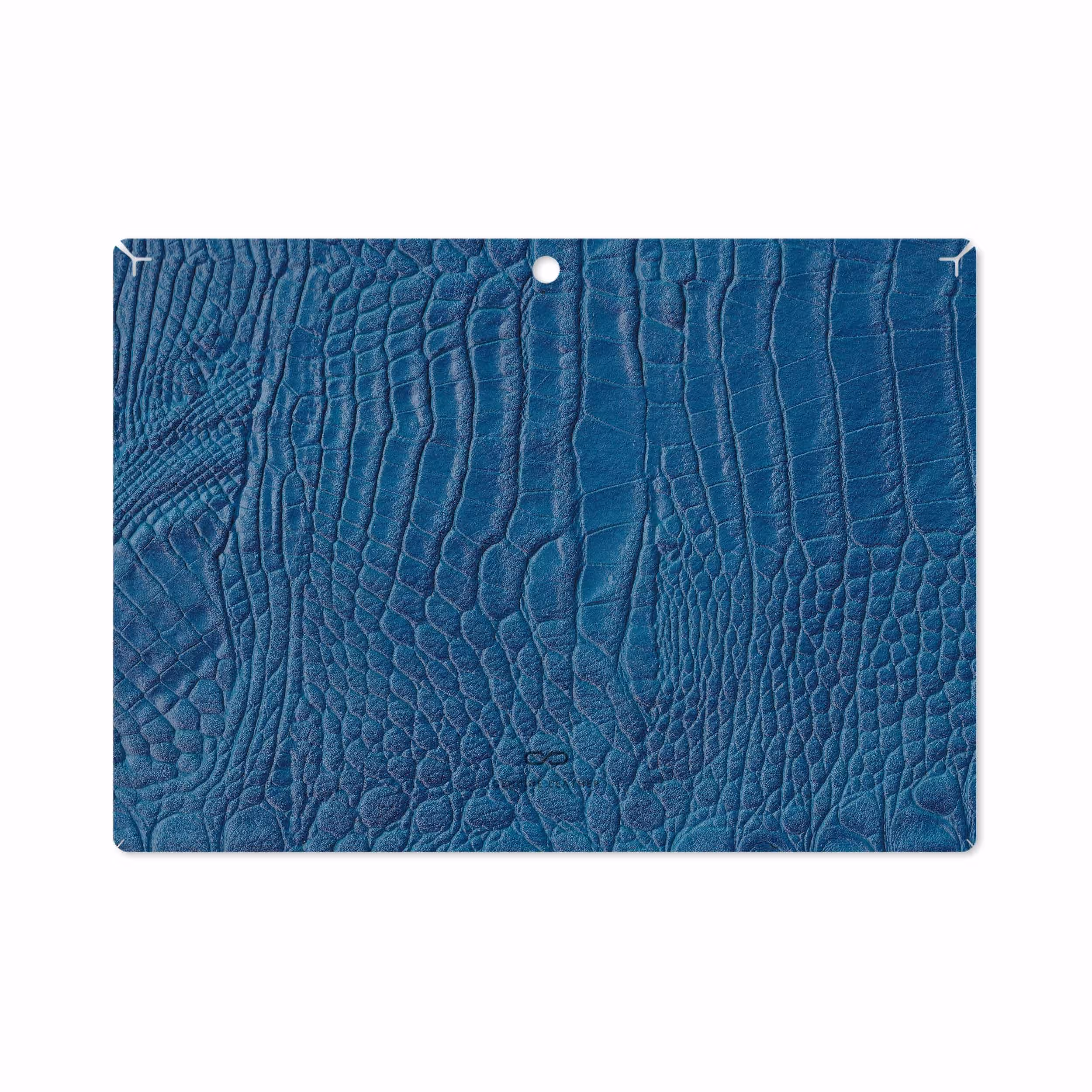 برچسب پوششی ماهوت مدل Blue-Crocodile-Leather مناسب برای تبلت لنوو Miix 320 2017