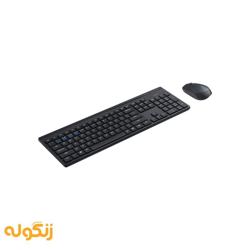 کیبورد و ماوس بی سیم رپو مدل 8110M - زنگوله