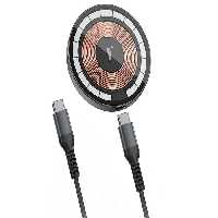 شارژر وایرلس مگ سیف 15 وات ویوو WiWU wireless charger M17