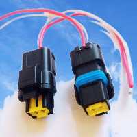 سوکت 2فیش سوزنی ،سنسور و فشنگی،ولتاژ کار 12 ولت. ویتکار