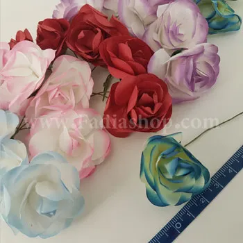 گل رز بزرگ رنگی