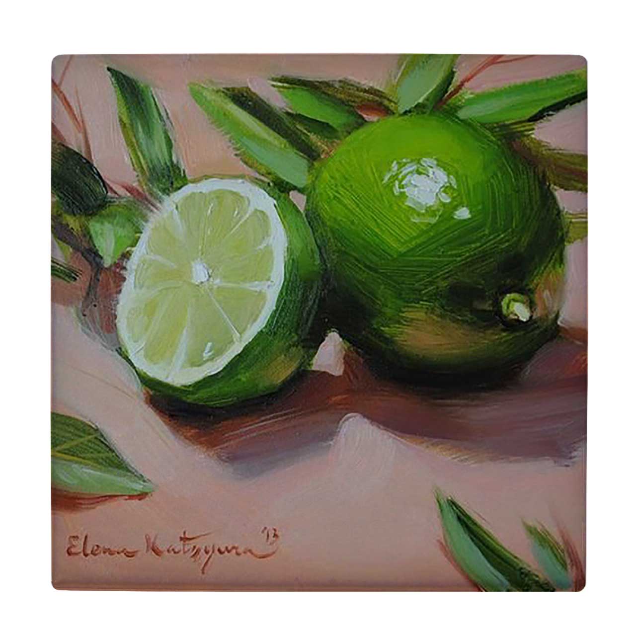  کاشی کارنیلا طرح نقاشی لیموترش کد wkk1873