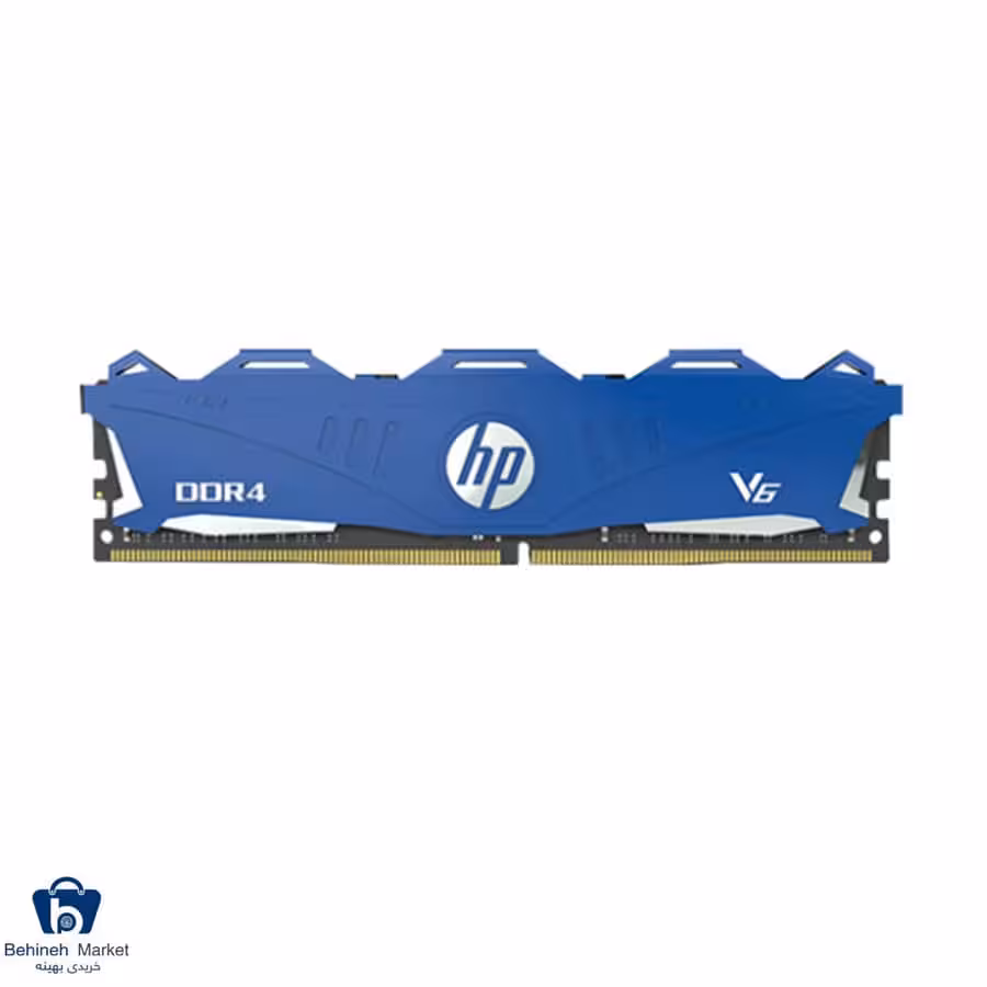 رم دسکتاپ اچ پی مدل V6 8GB DDR4-3000MHz-cl16-Single Channel