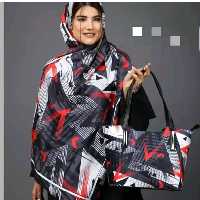 ست کیف و شال طرح دار