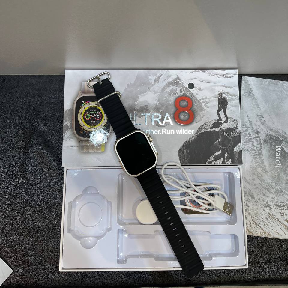  اپل واچ اولترا قیمت مناسب کیفیت عالی امکانات کامل مدل ULTRA 8 2023 Titanium  ساعت هوشمند 