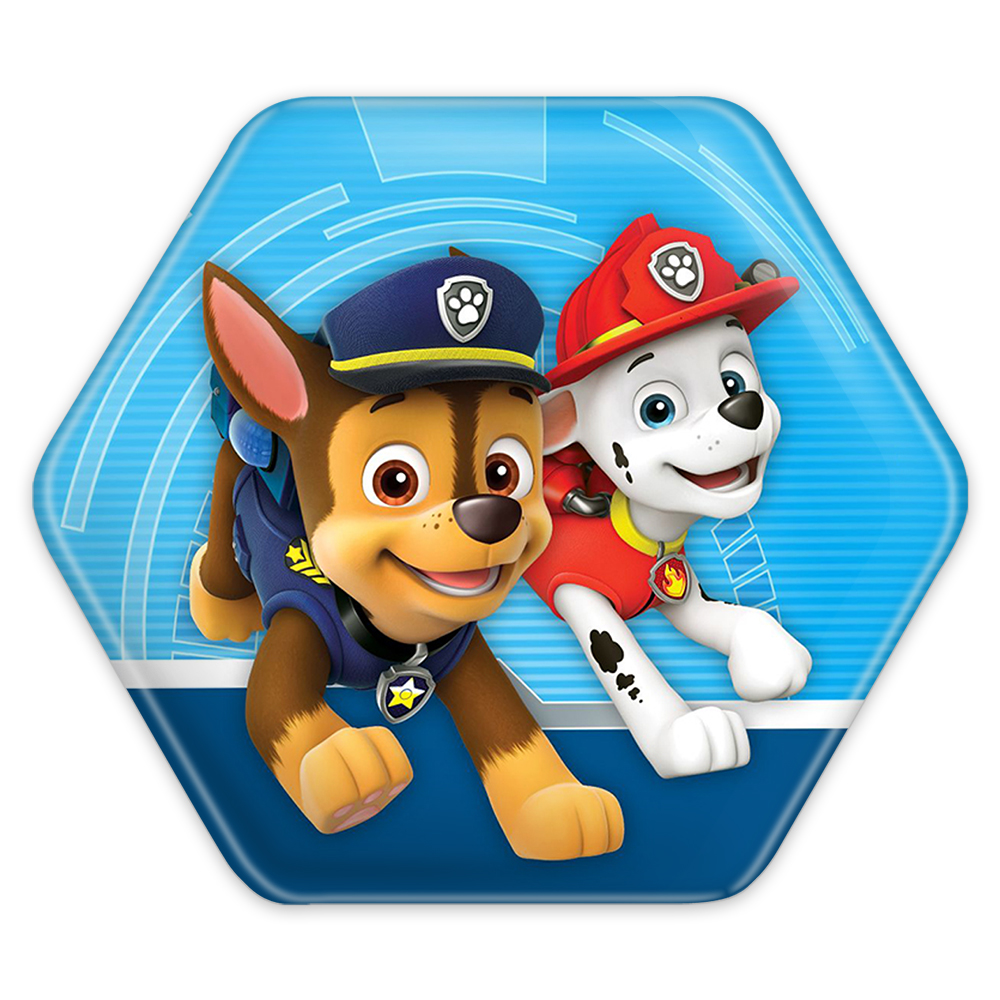 پیکسل خندالو طرح مارشال و چیس سگ های نگهبان مدل شش ضلعی کد 12582