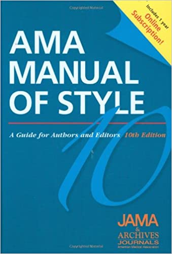 خرید و دانلود نسخه کامل کتاب AMA Manual of Style A Guide for Authors and Editors Special Online Bundle Package (9780195392036)(10th Edition) - Pdf