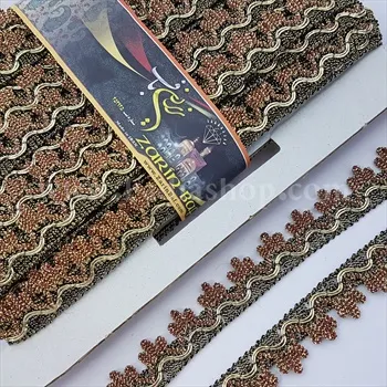 یراق نوار 2 طلایی مسی کد 531
