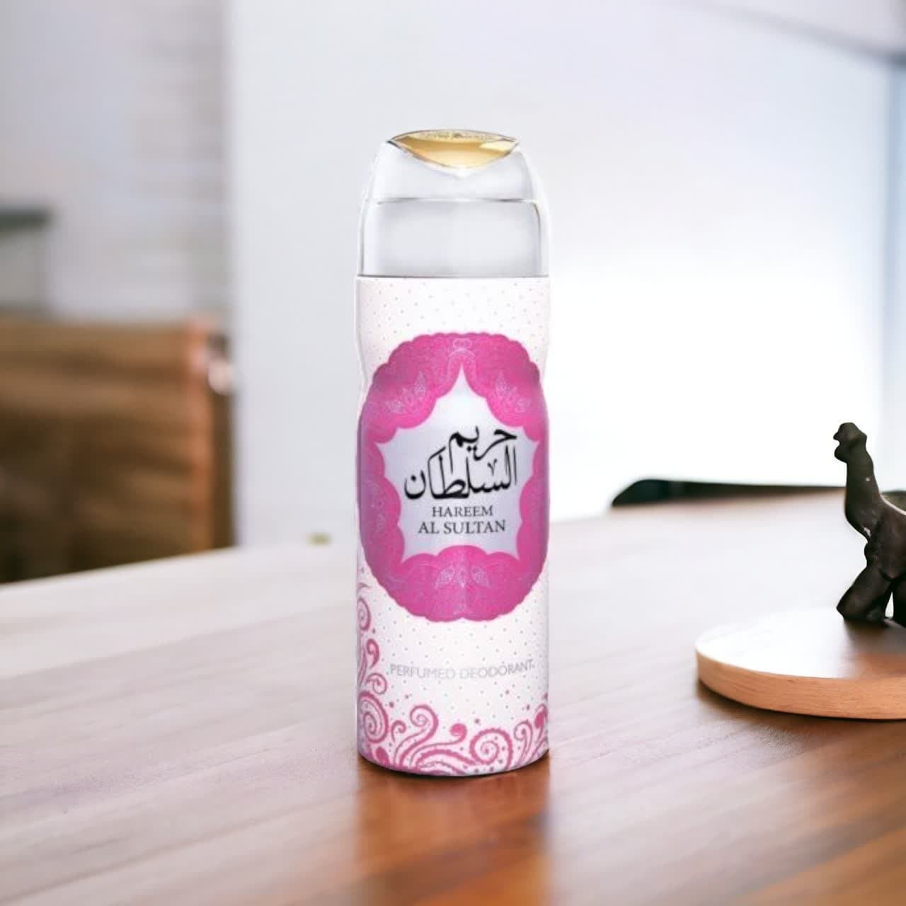 اسپری حریم السلطان برند ارض الزعفران ساخت کشور امارات حجم 200 میلی لیتر