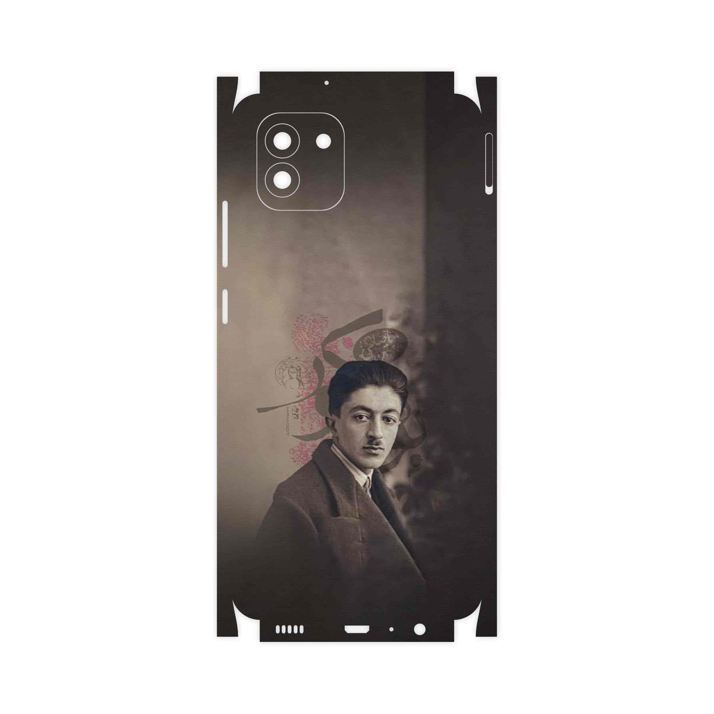 برچسب پوششی ماهوت مدل Sadegh Hedayat-FullSkin مناسب برای گوشی موبایل سامسونگ Galaxy A03