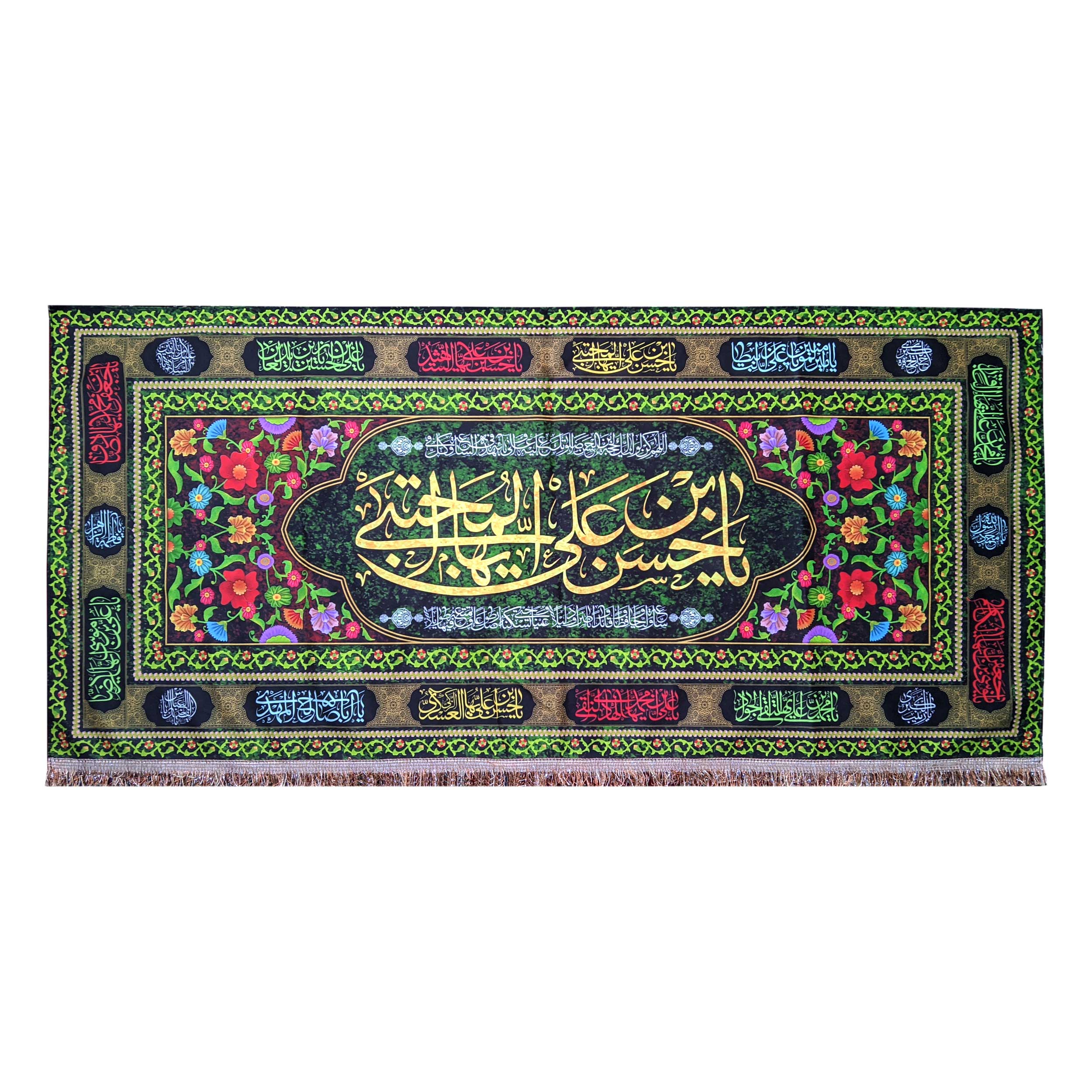 پرچم مدل امام حسن مجتبی طرح یا حسن بن علی ایها المجتبی 0102