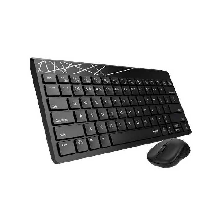 کیبورد و ماوس بی سیم رپو مدل 8000S