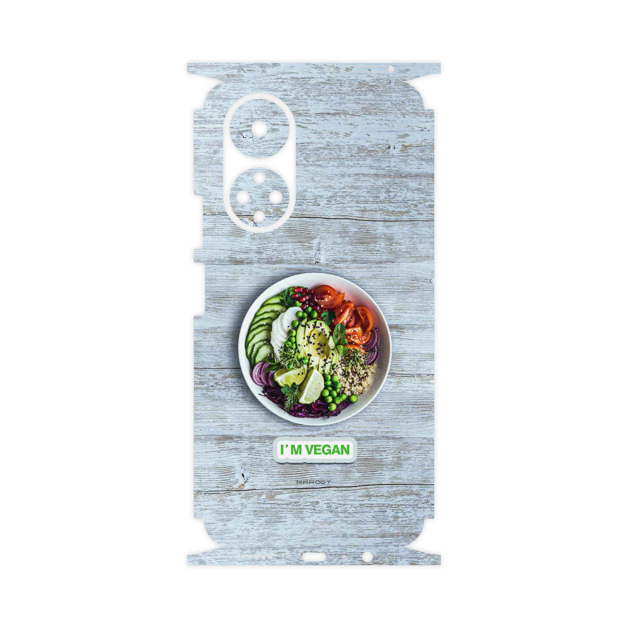 برچسب پوششی ماهوت مدل Im-vegan-FullSkin مناسب برای گوشی موبایل آنر X7