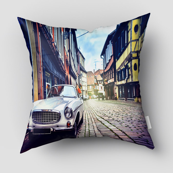 کوسن سه بعدی طرح ماشین کلاسیک pk-2917