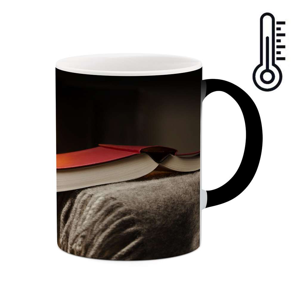 ماگ حرارتی کاکتی طرح شومینه مدل mgh17941