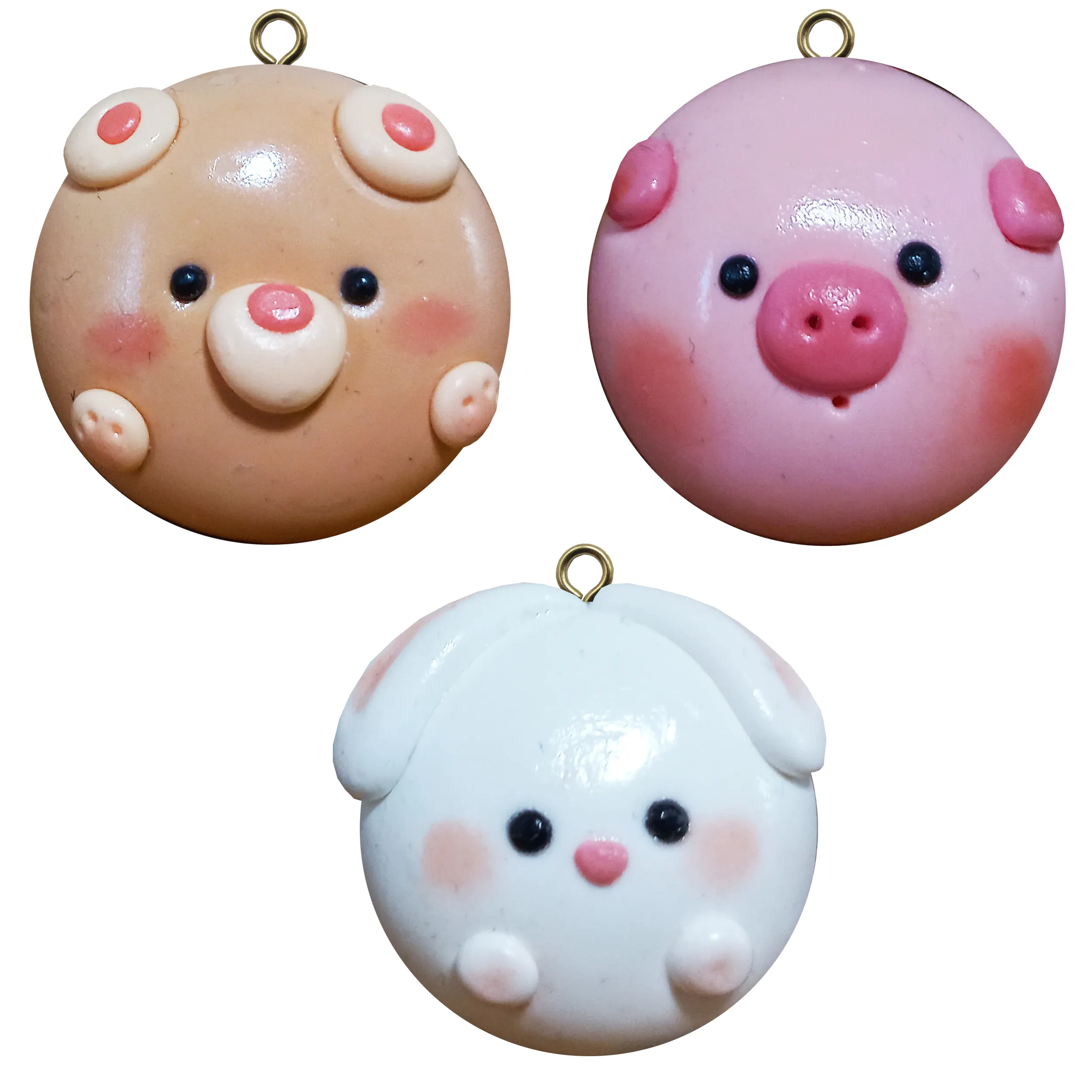 آویز تزیینی مدل پاستیلی کد 9011 مجموعه 3 عددی