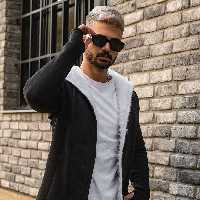 شنل خز سفید مردانه مدل venit

