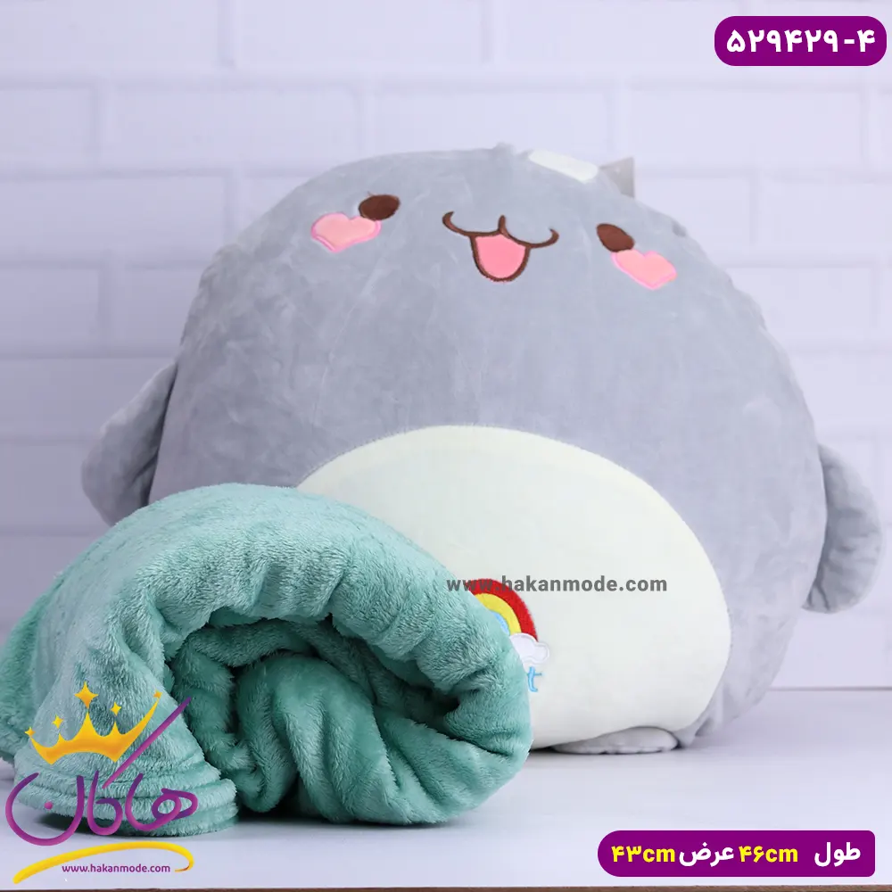 عروسک پتو دار طرح خرگوش بالشتی | کد 529429/4