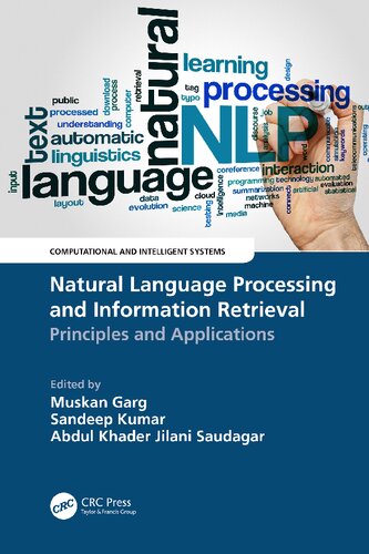 خرید و دانلود نسخه کامل کتاب Natural Language Processing and Information Retrieval; Principles and Applications