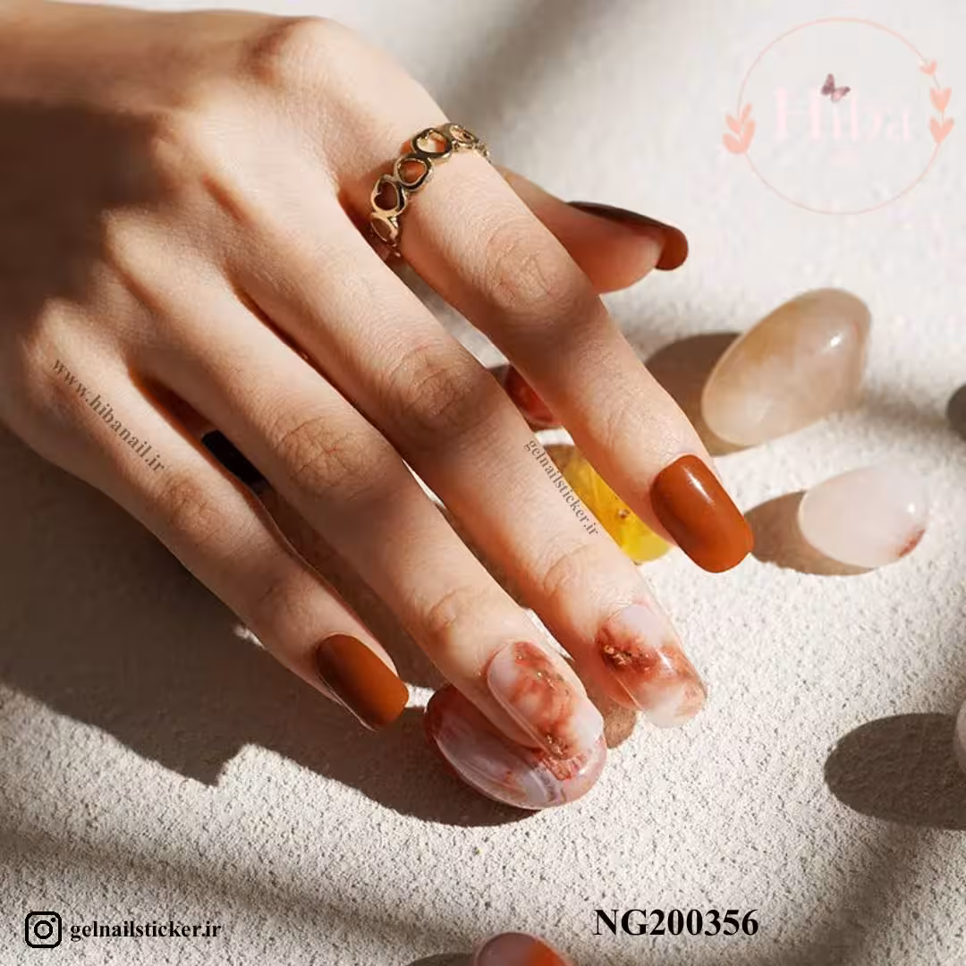 استیکر ژله ای کاشت ناخن (نیل رپ)_کد NG200356
