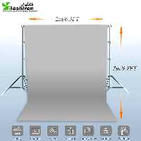 پرده (فون) شطرنجی 3 × 2 متر طوسی