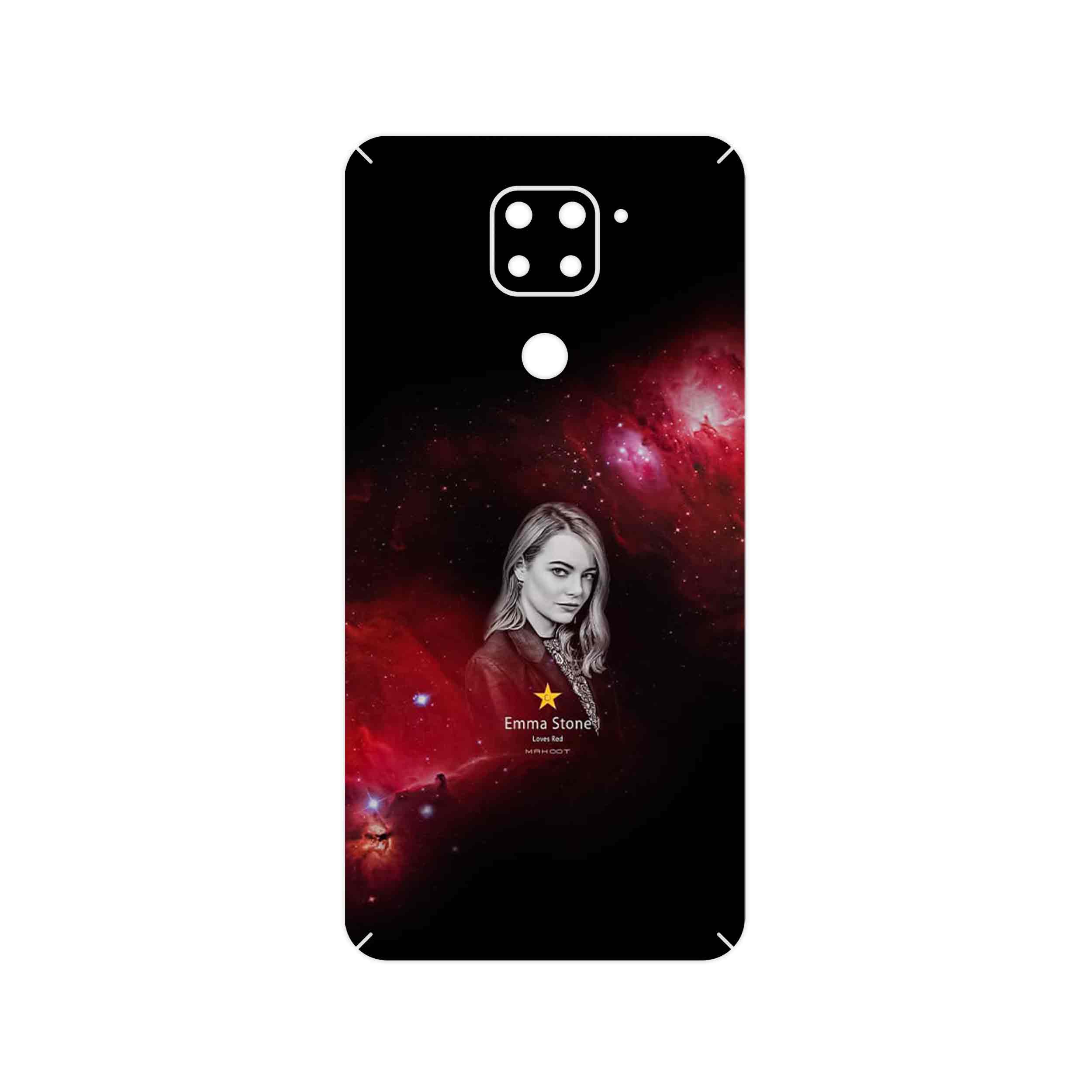برچسب پوششی ماهوت مدل Emma Stone مناسب برای گوشی موبایل شیائومی Redmi Note 9